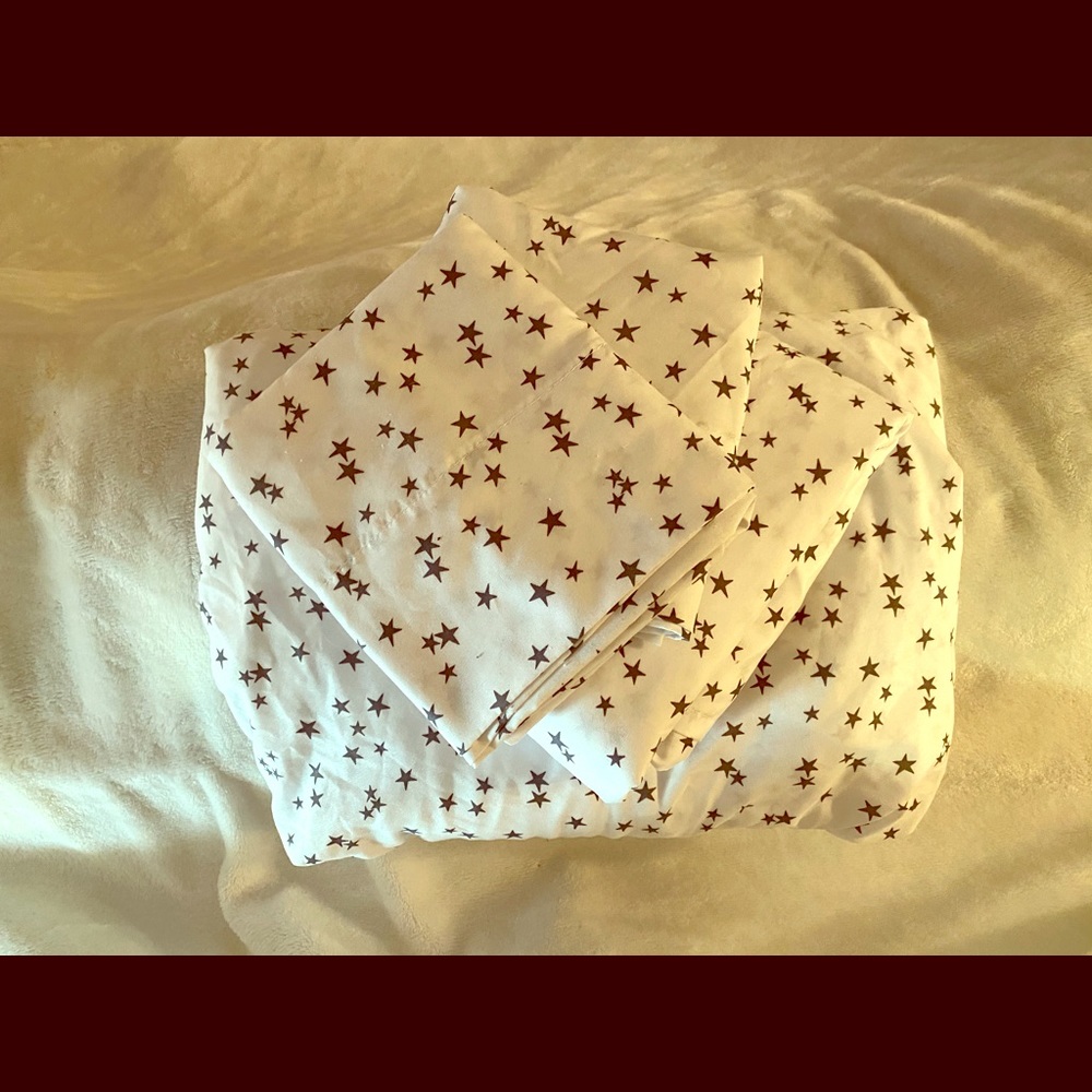 Full size sheet set with Stars